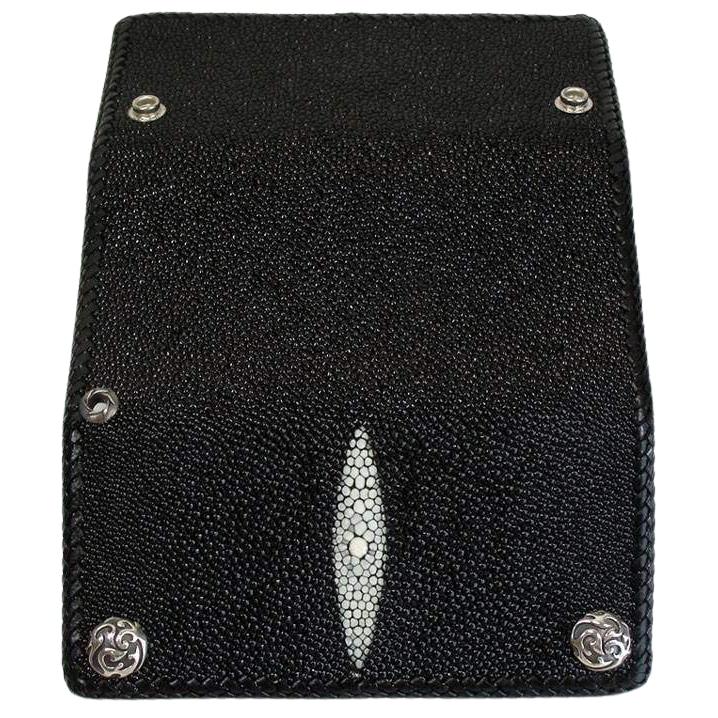 Stingray Leather Trifold Wallet