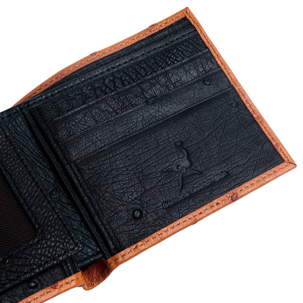 Ostrich Wallet Ostrich Billfold Minimalist Wallet Bespoke 