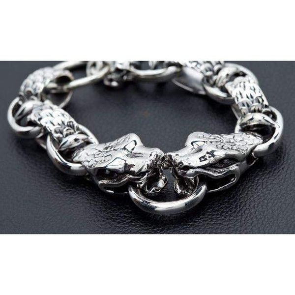 Snake Head Bracelet - Natural Python with Zircon Diamond – GT collection