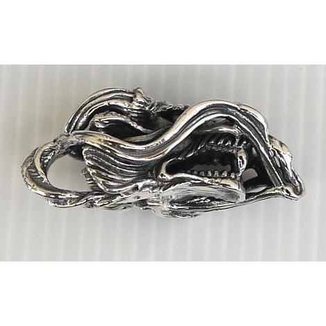 Silver Chinese Dragon Pendant
