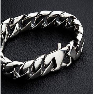 Gabriel Men's Sterling Silver Heavy Chain Bracelet - TBM4518SVJJJ – Ben  Garelick