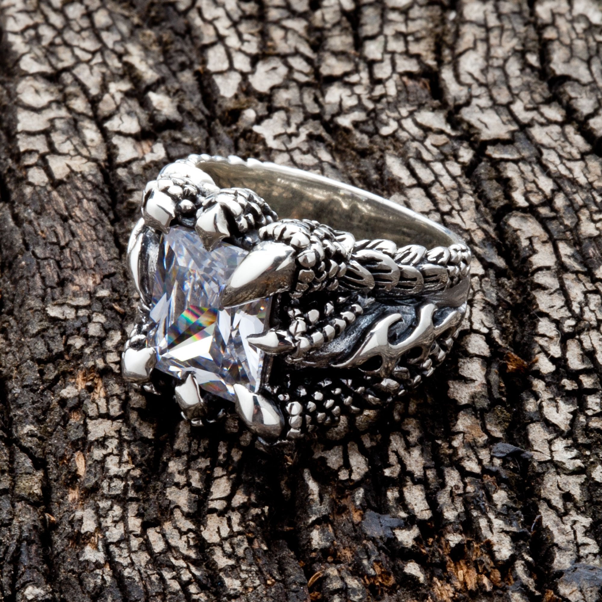 Gothic on sale claw ring