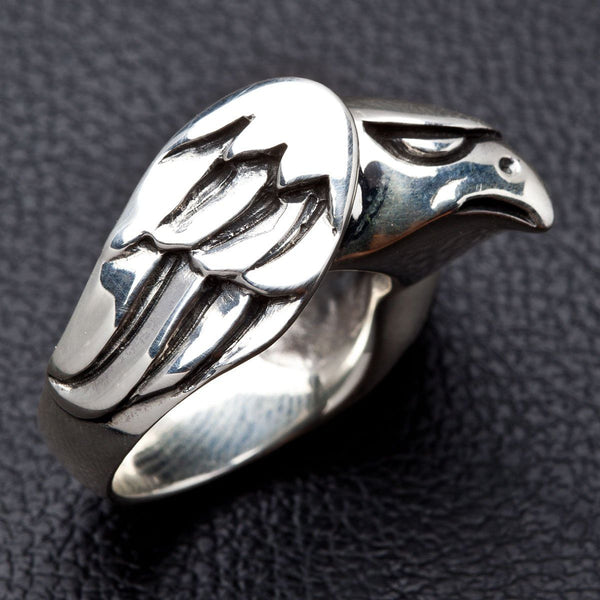 Bald Eagle Ring Sterling Silver – Jamies Horse Jewelry