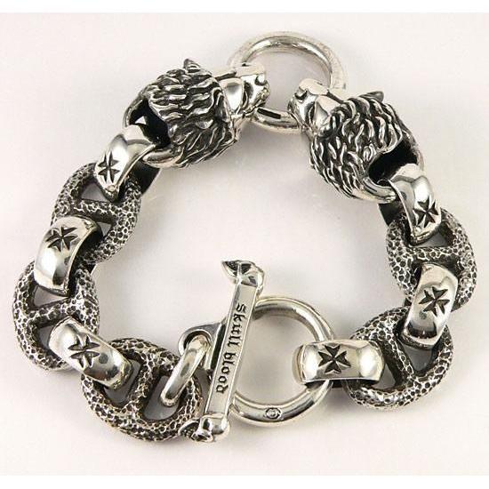 Lion Design Relief Original 925 Sterling Silver Luxury Mens Bracelet –  silverbazaaristanbul