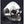 Загрузить изображение в программу просмотра галереи, Металлическое серебряное кольцо с черепом 925 пробы
