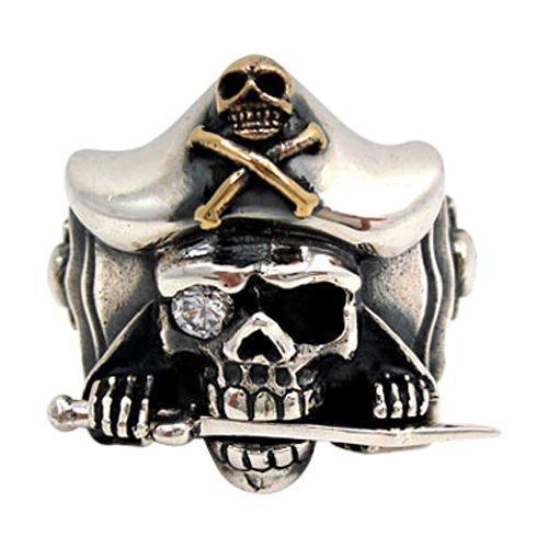 Piraten-Totenkopf-Ring Jack Sparrow