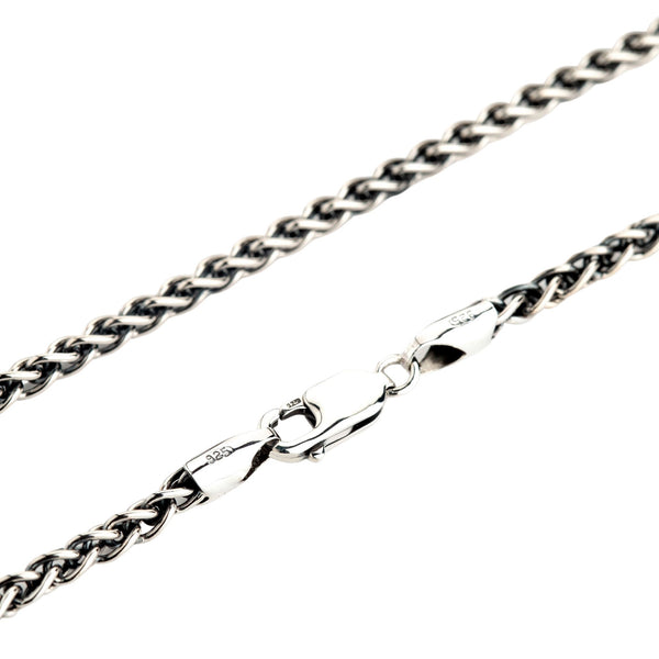 Men's Rope Chain Real Solid 925 Sterling Silver Necklace 6mm
