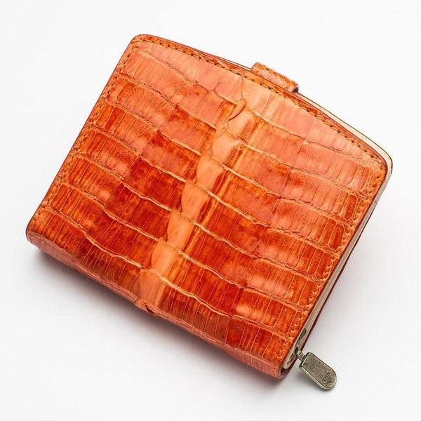 Genuine Leather Wallet Orange, Orange Leather Wallet Womens